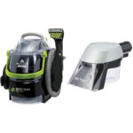 BISSELL 15585 SpotClean Pet Pro portatile, nero/verde, 750 W, 84 decibel + accessorio per la pulizia delle macchie cattura macchie per tutti i pulitori per macchie e tappeti Bissell