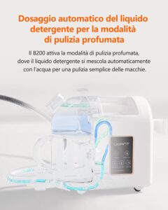 Uwant B200, Lavatappeti, Pulisci divani a vapore, 1900 W, Per Tappeti, Divani, Tende e Abbigliamento | 74DB, 12000Pa - Image 8