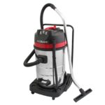 Aspirapolvere Industriale 80L Wet&Dry 3000W, Motore Triplo, Acciaio Inox, 4 Accessori, 3 Sacchetti, Tubo 1.5m, Cavo 9m, Filtro in Tessuto per Pulizia Professionale - Image 3
