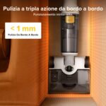 roborock F25 GT Gen2 Set Aspirapolvere e Lavapavimenti Senza Fili, Pulizia Completa 20 kPa, Autopulizia ad Alta Temperatura fino a 90 °C, Inclinazione 180°, Pulizia a Doppio Bordo per Pavimenti - Image 6