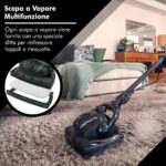 Euroflex Vapour M2R Pulitore a vapore, Lavapavimenti, Scopa a vapore, Con caldaia pressurizzata, Getti di vapore frontali, Asciugatura rapida e senza aloni, Per tutti i tipi di pavimenti - Image 4