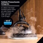Euroflex Vapour M2R Pulitore a vapore, Lavapavimenti, Scopa a vapore, Con caldaia pressurizzata, Getti di vapore frontali, Asciugatura rapida e senza aloni, Per tutti i tipi di pavimenti - Image 2