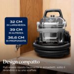 BISSELL SpotClean HydroSteam, Lavatappeti, Pulitore a Vapore con Tecnologia HydroSteam, Lava Tappezzeria per Tappeti, Auto, Divani, Moquette, Materassi e Altro, Potente Motore da 1000W, 3689N - Image 6