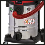 Einhell Aspirasolidi e liquidi TE-VC 2340 SACL (1.500 W, 225 mbar, raggio d'azione 9 m, filtro plissettato HEPA incl. sist. pulizia filtro, 40 L, classe di prot. polvere L, presa autom. da 1.900 W) - Image 6