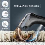Rowenta Clean It Hot & Cold, Smacchiatore, Pulitore Portatile per Tappeti, Due Modalità di Pulizia, 1150W, IN7011 - Image 4